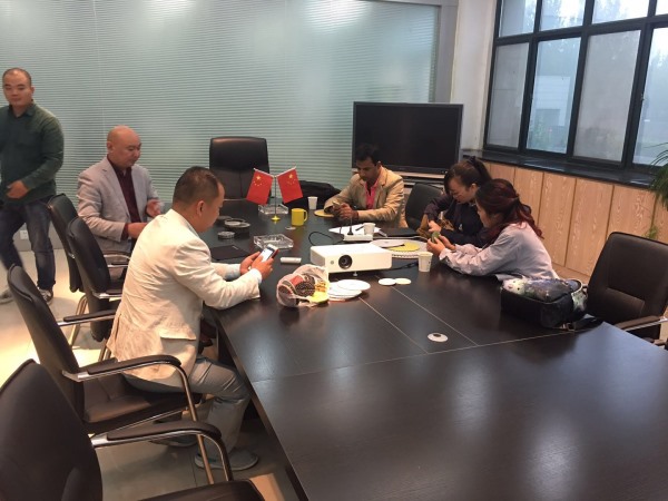 印度客戶現(xiàn)場訂購